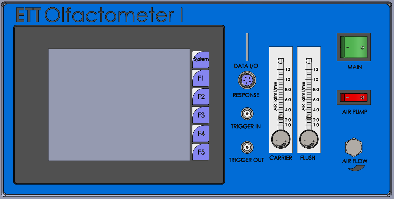 ETT Olfactometer Control Panel